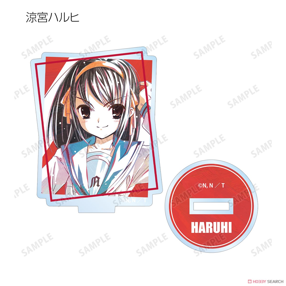 [Haruhi Suzumiya Series] Trading Ani-Art Acrylic Stand (Set of 8) (Anime Toy) Item picture1