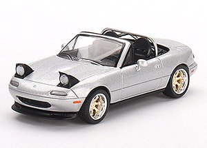 マツダ ミアータ MX-5 (NA) チューニングバージョン シルバーストーン メタリックシルバー (左ハンドル) (ミニカー)