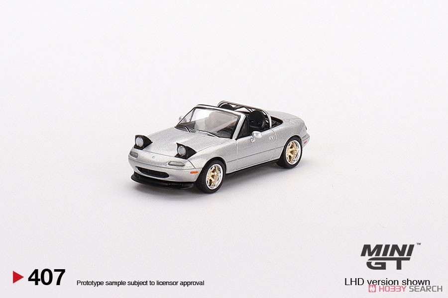 マツダ ミアータ MX-5 (NA) チューニングバージョン シルバーストーンメタリック (右ハンドル) (ミニカー) その他の画像1