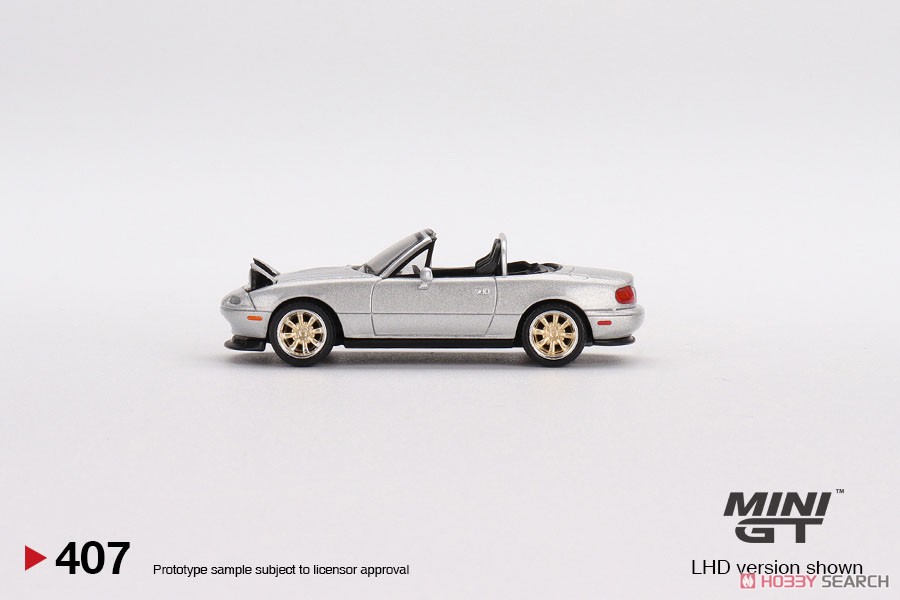 マツダ ミアータ MX-5 (NA) チューニングバージョン シルバーストーンメタリック (右ハンドル) (ミニカー) その他の画像3