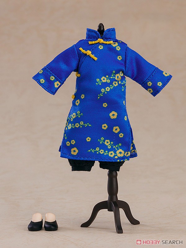 ねんどろいどどーる おようふくセット チャイナ服 ロング丈 (ブルー) (フィギュア) その他の画像1