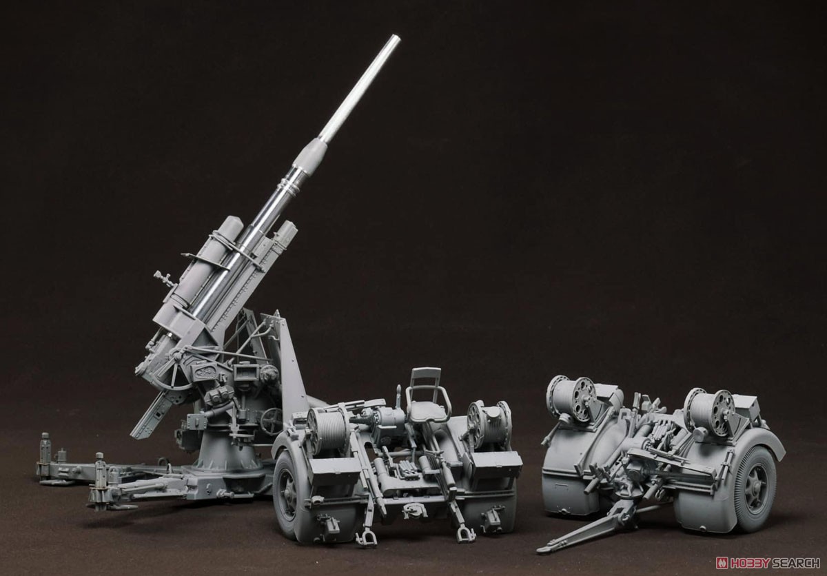 German 88mm Gun Flak37 w/6 Anti-Aircraft Artillery (Plastic model) Item picture2