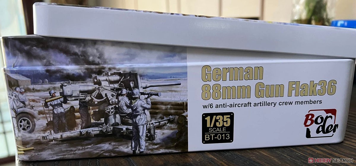 German 88mm Gun Flak37 w/6 Anti-Aircraft Artillery (Plastic model) Other picture7