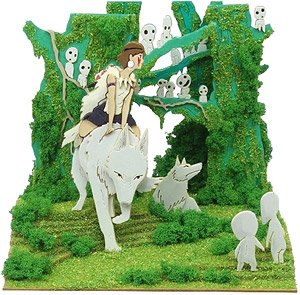 [Miniatuart] Studio Ghibli Mini : Princess Mononoke Spirit Forest (Assemble kit) (Railway Related Items)