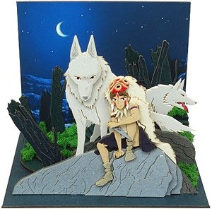 [Miniatuart] Studio Ghibli Mini : Princess Mononoke Night of Decision (Assemble kit) (Railway Related Items)
