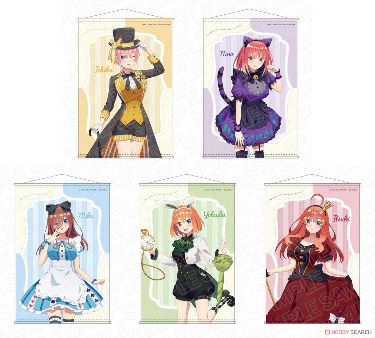 映画「五等分の花嫁」 B2タペストリー 三玖 アリス ver. (キャラクターグッズ) その他の画像1