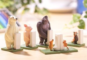 miniQ Miniature Cube Sato Kunio`s Animal [Bathroom in Groups] (Set of 6) (Shokugan)