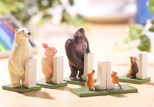 miniQ 佐藤邦雄の動物たち「つれ○○○」 (6個セット) (食玩)