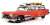 1959 キャディラック エルドラド 救急車 `Surf Shark` レッド/ホワイト (ミニカー) 商品画像1