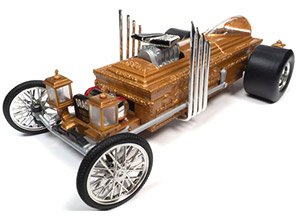 George Barris Dragula Gold (w/Butch Patrick Sign) (Diecast Car)