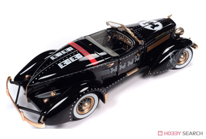 1935 オーバーン 851 スピードスター ブラック/ゴールド モノポリーフィギュア付 (ミニカー) 商品画像2