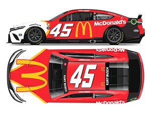 `カート・ブッシュ` #45 マクドナルド スローバック TOYOTA カムリ NASCAR 2022 ネクストジェネレーション 【エリート】 (ミニカー)