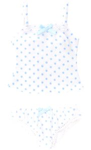 45 Pretty Dot Cami & Shorts Set (Saxe Dot) (Fashion Doll)