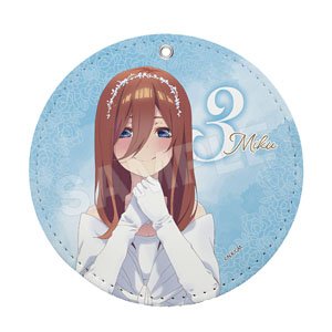 映画「五等分の花嫁」 レザーコースターキーホルダー 03 三玖 (キャラクターグッズ)