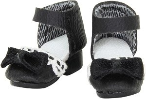 Picco P Ankle Strap Shoes (Black) (Fashion Doll)