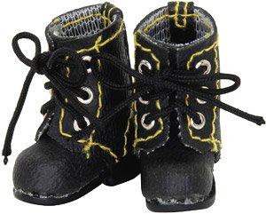 Picco P Lace-up Boots (Black) (Fashion Doll)