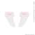 Picco P Lace & Ribbon Short Socks (White x Pink) (Fashion Doll) Item picture1