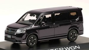 Honda Step WGN e:HEV Spada Twilight Mist Black Pearl (Diecast Car)