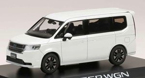 Honda Step WGN e:HEV Spada Platinum White Pearl (Diecast Car)