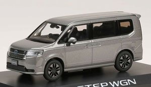 Honda Step WGN e:HEV Spada Super Platinum Gray Metallic (Diecast Car)