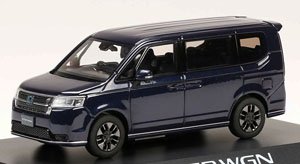 Honda Step WGN e:HEV Spada Midnight Blue Beam Metallic (Diecast Car)