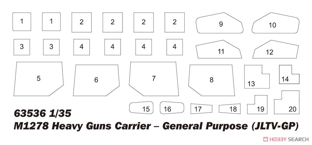 M1278 Heavy Guns Carrier - General Purpose (JLTV-GP) (Plastic model) Other picture3