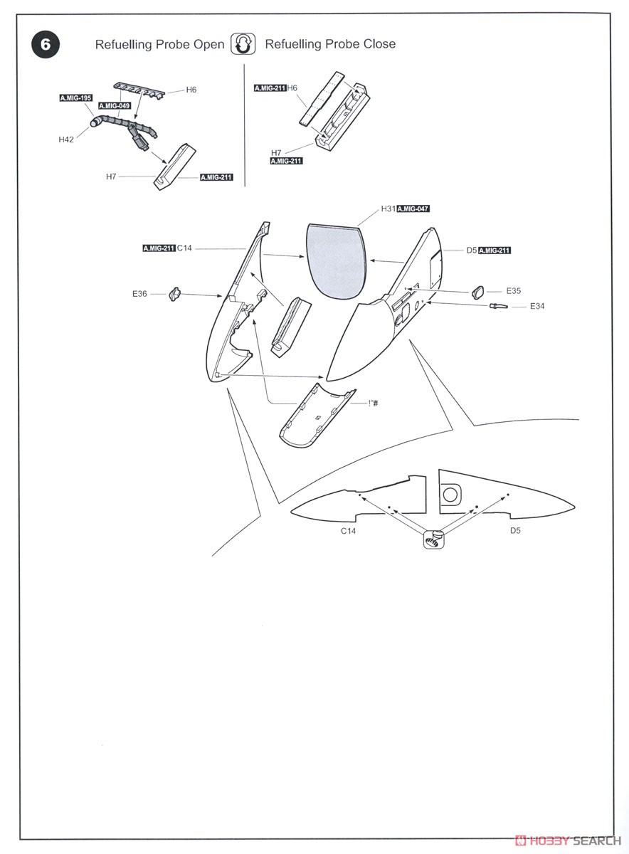 F/A-18C VFA-27 Royal Maces (Plastic model) Assembly guide3