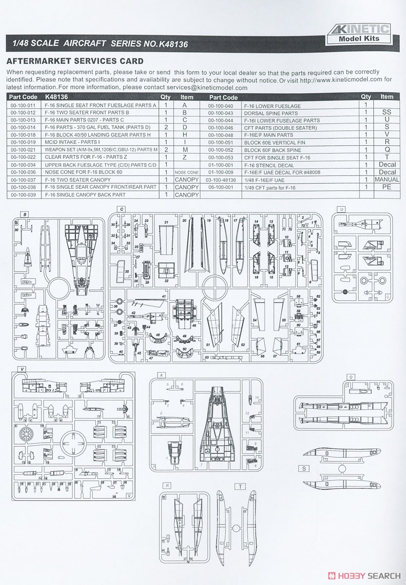 F-16E/F Desert Vipers Block 60 (Plastic model) Assembly guide12