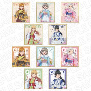ラブライブ！スーパースター!! ミニ色紙 和風ドレス ver. (10個セット) (キャラクターグッズ)
