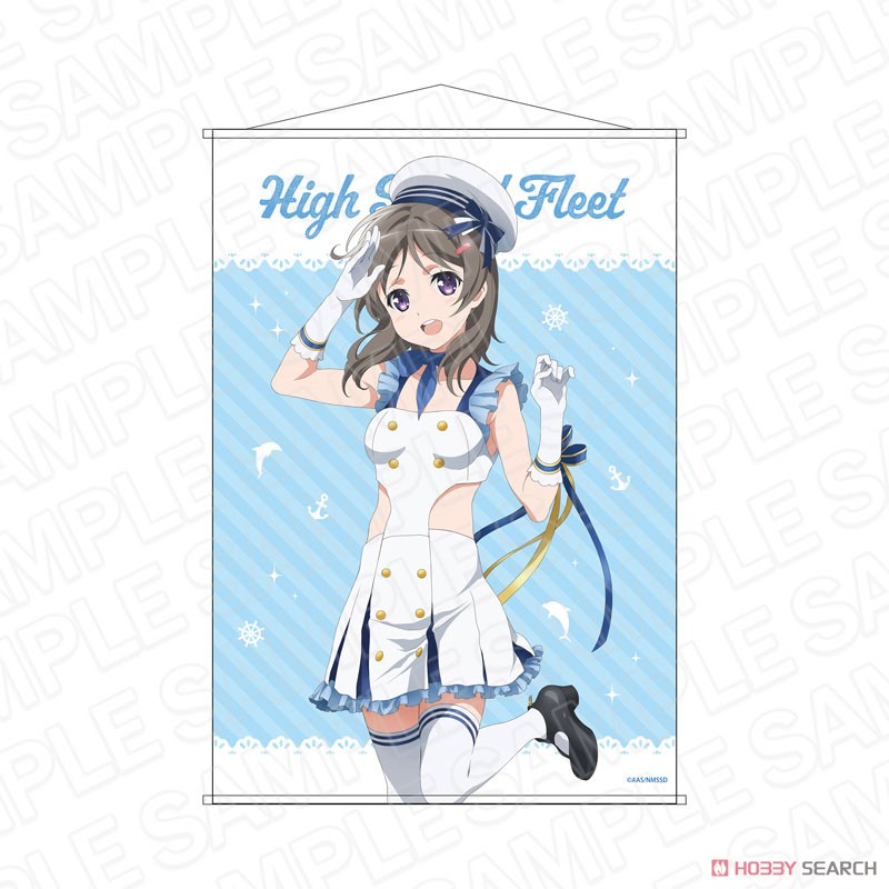 劇場版 ハイスクール・フリート B2タペストリー 知名もえか アイドル ver. (キャラクターグッズ) 商品画像1