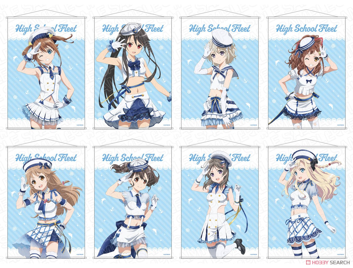 劇場版 ハイスクール・フリート B2タペストリー 知名もえか アイドル ver. (キャラクターグッズ) その他の画像1