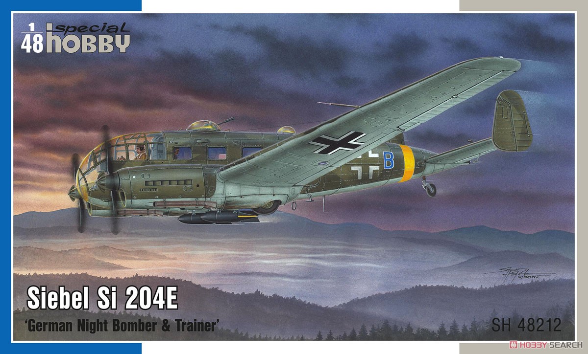 Siebel Si 204E `German Night Bomber & Trainer` (Plastic model) Package1