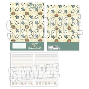 B5 Notebook Spy x Family Plush (Anime Toy)