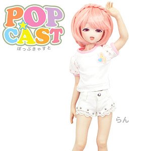 Popcast Gokigen Lan (Body Color / Skin Pink) w/Full Option Set (Fashion Doll)