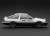 INITIAL D Toyota Sprinter Trueno 3Dr GT Apex (AE86) White/Black (ミニカー) 商品画像3