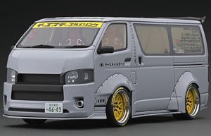 T.S.D Works Hiace Gray (Diecast Car)