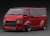 T.S.D Works Hiace Red Metallic (Diecast Car) Item picture1