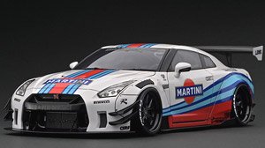 LB-WORKS Nissan GT-R R35 type 2 White/Blue/Red (ミニカー)