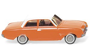 (HO) フォード 17M オレンジ/ホワイトルーフ (鉄道模型)