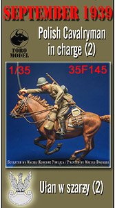 September 1939 Polish Cavalryman in Charge (2) (Plastic model)