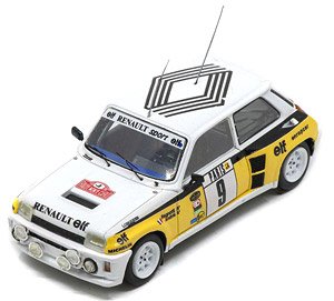 Renault 5 Turbo No.9 Rally Monte Carlo 1983 J.Ragnotti - J-M.Andrie (Diecast Car)