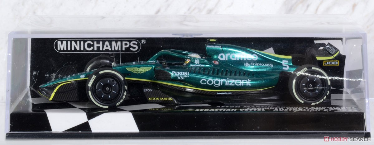 Aston Martin Aramco Cognizant Formula One Team AMR22 - Sebastian Vettel - Australian GP 2022 (Diecast Car) Package1