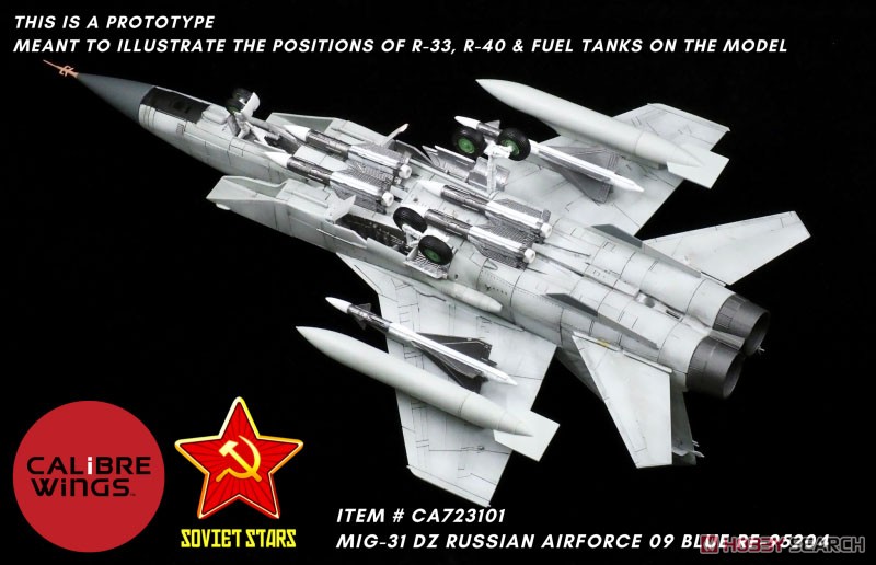 MIG-31 DZ Foxhound Russian Air Force Blue 09 (Pre-built Aircraft) Other picture3