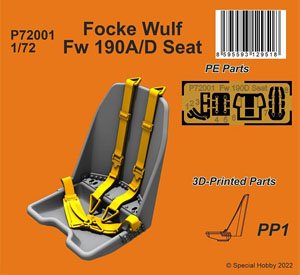 Focke Wulf Fw190A/D Seat (Plastic model)