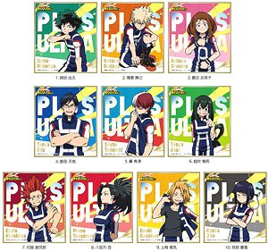 僕のヒーローアカデミア 箔押しミニ色紙コレクション (10個セット) (キャラクターグッズ)