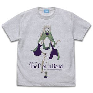 Re:Zero -Starting Life in Another World- Emilia T-Shirt Hyoketsu no Kizuna Ver. Ash M (Anime Toy)