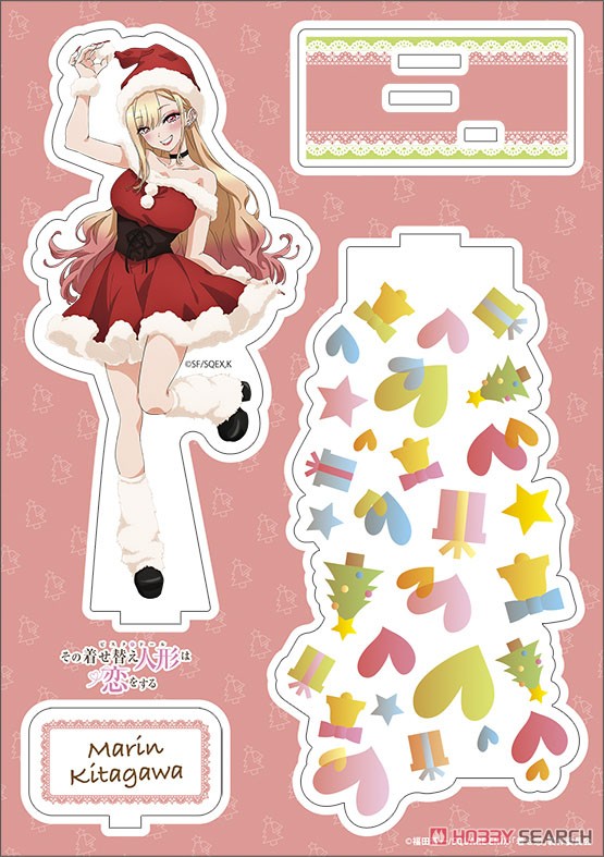 My Dress-Up Darling Greeting Set Christmas with Marin (Acrylic Figure/Big Towel/Post Card) (Anime Toy) Item picture2