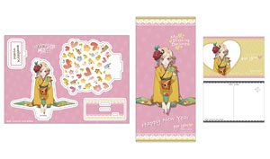 My Dress-Up Darling Greeting Set New Year`s Day with Marin (Acrylic Figure/Big Towel/Post Card) (Anime Toy)
