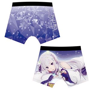 Re:Zero -Starting Life in Another World- Emilia Boxer Shorts M (Anime Toy)