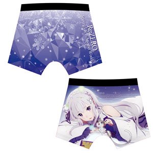 Re:Zero -Starting Life in Another World- Emilia Boxer Shorts L (Anime Toy)